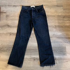 Reformation Jordi ankle kick flare jeans